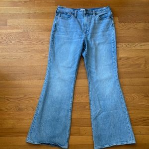 Women’s jeans, flare, 31”, Madewell